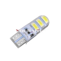 T10 led-lampe W5W 5630 5730 6Led Strobe Flash Auto Innen Licht 6SMD Reverse Lizenz Platte Silikon Wasserdichte Licht