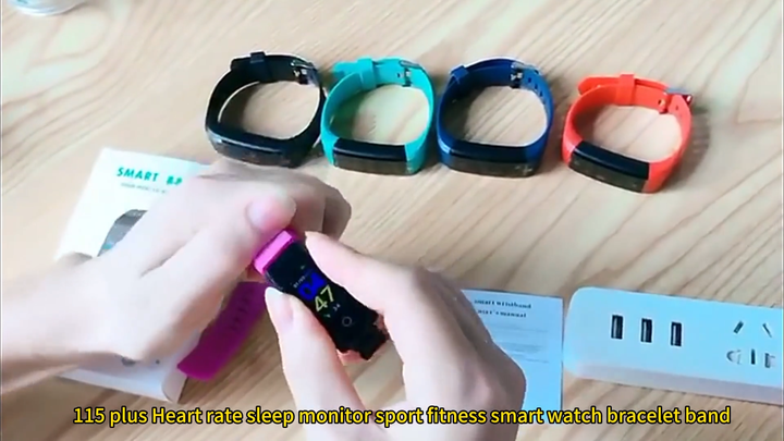 Band Sport Blood Pressure Heart Rate Monitor F64HR Smart Bracelet