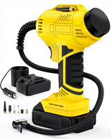 Compresseur d'air portable pour pneus, gonfleur de pneus 150 PSI, pompe manuelle pour pneus de voiture et de moto, batterie rechargeable, affichage numérique