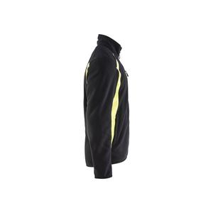 BLAKLADER-Veste polaire XXXL 473025109933 Noir/Jaune-EAN 7330509591666 VESTES DE TRAVAIL D'HIVER VESTES SOFTSHELL ET REMBOURRÉES - Product Image 4