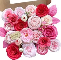 Großhandel Handgefertigte Weihnachts-, Valentinstags-, Muttertags-Realistische Seidenrosen-Geschenkbox Hochwertige DIY-Heimdekoration Blume