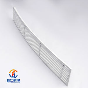 Grilles de registres de CVC 90 °   Filtres diffuseurs en alliage d'aluminium pour conduits, attaches de 1 mm, tête carrée 190E, conclusions, 1 mois - Product Image 2