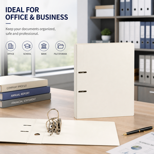 Offre Spéciale – Classeur Rigide à Levier en Plastique PP de 3 Pouces pour Documents A4/FC – Idéal pour l'Archivage de Bureau - Product Image 4
