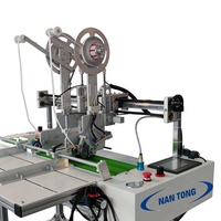 Aplicador de Cinta Doble con Alimentación Automática para la Fabricación de Bolsas de Papel