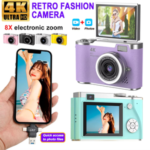2025 <span class=keywords><strong>Mini</strong></span> caméra vidéo numérique avec écran rabattable Enfants Sécurité domestique professionnelle et photographie Mémoire de carte SD CMOS pour enfants - Product Image 3