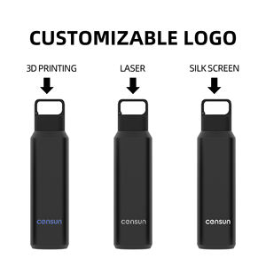Botella de Agua de Acero Inoxidable de Doble Pared de 20 oz Personalizada, Botellas de Agua con Aislamiento Térmico para Bebidas Carbonatadas, para Mantener Frío - Product Image 2
