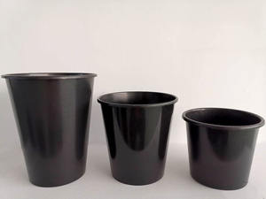 10LRound forme extérieure en <span class=keywords><strong>plastique</strong></span> de bureau d'intérieur pot de fleur seau - Product Image 3