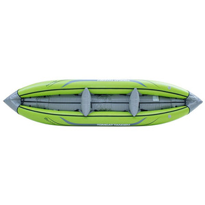Kayak de pêche <span class=keywords><strong>gonflable</strong></span> <span class=keywords><strong>2</strong></span> places 390x117cm, grand <span class=keywords><strong>canoë</strong></span> pliable en PVC, 125kg, bateau de pêche pour <span class=keywords><strong>2</strong></span> <span class=keywords><strong>personnes</strong></span> - Product Image 4