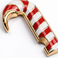 Décapsuleur porte-clés en alliage de zinc personnalisé, en forme de canne à sucre, ouvre-bouteille en métal, cadeau de Noël et de fêtes, directement de l'usine
