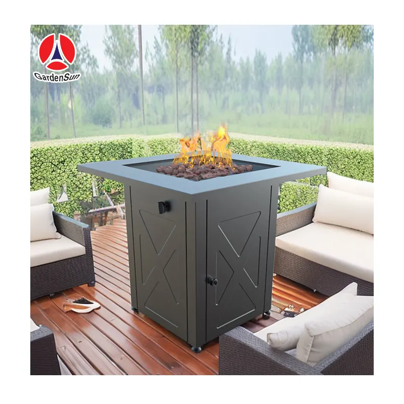 Hot Sale propane or butane gas outdoor smokeless metal luxury garden fire pit//