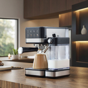High Quality Household Semi <b>Automatic</b> Espresso <b>Coffee</b> <b>Machine</b> 20 Bar Makers Semi-<b>automatic</b> <b>Coffee</b> Maker - Product Image 2