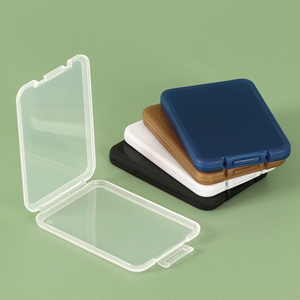 SUNSHING Lightweight Shatter Containers Clear <b>Memory</b> <b>Card</b> Cases Hinged Lid Slim <b>SD</b> <b>Card</b> Package Box for SDHC/SDXC CF TF XD XQD - Product Image 2