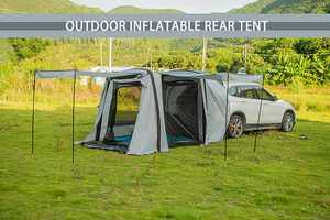 Tente de camping extérieure pour hayon de SUV, tente de garage familiale quatre saisons en tissu Oxford, type à armature droite, pliable et portable - Product Image 2