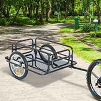 Chariot de chariot de vélo à dégagement rapide 16 \ "roues conception pliante sûre construction en métal en plastique en acier pour le caoutchouc de conteneur de tige de selle