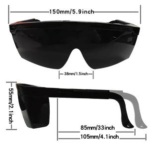 Gafas de seguridad para soldadura K2, montura negra, lente de 150mm, gafas protectoras de 1,5mm de espesor para soldadura, corte y pulido - Product Image 1