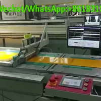 Mesin Sablon Roll to Roll Otomatis Penuh dengan Registrasi CCD untuk Pencetakan Kartu Tabung dan Kertas