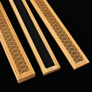 Bamboo Incense Box Hollow Design Hand Made For Incense <b>Burner</b> Agarwood Sandalwood Storage Gift Packaging Customizable Size - Product Image 1