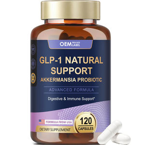 Cápsulas de GLP-1 Naturales de Marca Privada OEM, Suplemento para Adultos, Apoyo a la Salud Intestinal y Digestiva, Supresor del Apetito, Personalizable - Product Image 1