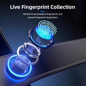 Thông minh khóa hợp kim nhôm gỗ bán tự động vân tay nhận dạng mã mật khẩu Wi-Fi điều khiển từ xa khóa cửa thông minh - Product Image 3