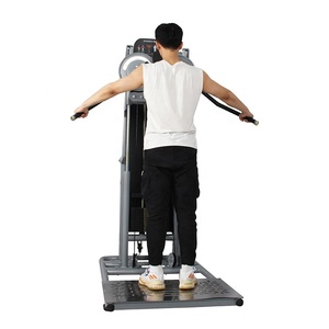 Meilleur <span class=keywords><strong>prix</strong></span> : Appareil de musculation à charges guidées pour la musculation des épaules, machine à levée latérale double bras en position debout - Product Image 5