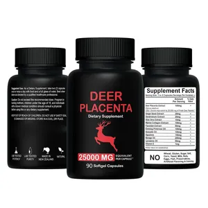OEM Best New Zealand Custom Deer Placenta Softgel capsule Anti invecchiamento capsule sbiancamento della pelle