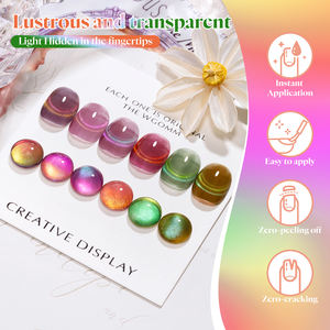 Miss Gooey 10ml Cat Eye Gel Polish Semi Permanent Soak Off Rainbow Magnetic Glitter Nail Gel Polish UV Gel Vernis pour <span class=keywords><strong>manucure</strong></span> - Product Image 5