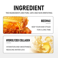 Bâton de cire pour cheveux personnalisé Pallamina sans écaillage, fixation forte pour ranger les cheveux en désordre, contrôle des bords longue durée, bâtons de cire pour cheveux