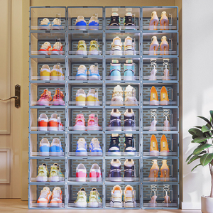 مجموعة من 6 أدراج صندوق أحذية ، منظم أحذية لغرفة النوم ، صندوق أحذية - Product Image 3