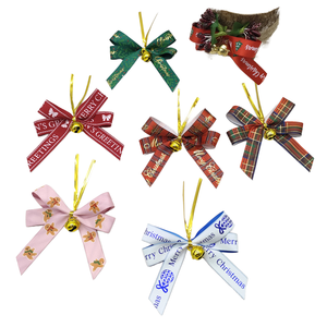 <span class=keywords><strong>Ruban</strong></span> <span class=keywords><strong>de</strong></span> Noël personnalisé écologique en polyester biodégradable, motif papillon torsadé doré, clochette, pour emballage <span class=keywords><strong>de</strong></span> luxe, décoration <span class=keywords><strong>de</strong></span> <span class=keywords><strong>sapin</strong></span>, 120 cm - Product Image 1