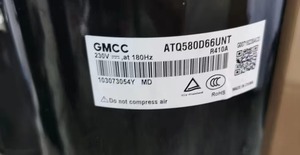 Atq580d66unt 230v180hz <span class=keywords><strong>R410A</strong></span> máy nén lạnh quay cho máy nén gmcc - Product Image 3
