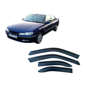 สำหรับ PEUGEOT 406 1996-2004 SEDAN ชุดบังแดดข้างประตูรถยนต์ ป้องกันลม แดด ฝน อุปกรณ์เสริมติดตั้งภายนอก - Product Image 1
