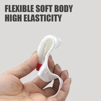 Leurre souple en PVC en forme de queue de coq bouclée, 11cm 13g, pour la pêche au brochet en eau salée et en eau douce, sans hameçons, lot en vrac