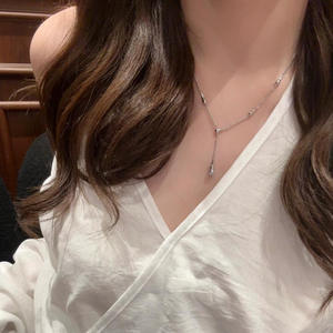 Collar de plata de ley sólida para hombre joyeria plata 925 cadena monsanita collar de plata de ley de 10mm para hombre - Product Image 1