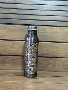 Pure Copper Bottle with Non Slip Base for Office <b>Desk</b> Daily Hydration Ayurvedic Health Benefits Drinking Use for Export Price - Product Image 2