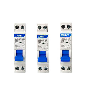 Interruptor de Circuito DPN Miniatura de una Sola Pieza Chint NXB-40 para Uso Doméstico, 1P+N, Unipolar, Micro - Product Image 1