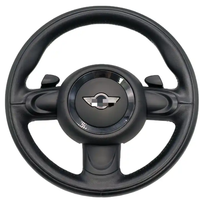 Volant en cuir personnalisé pour mini Cooper R55 R56 R57 R58 R59 R60 Volant en fibre de carbone Affichage LED personnalisé