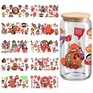 Venta caliente personalizada brillante Navidad DTF Cup Wrap - Product Image 5