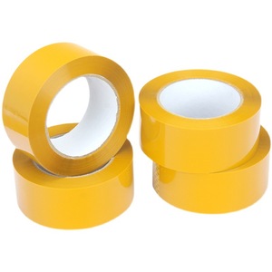 Vente chaude OEM Rouleau géant de <span class=keywords><strong>scotch</strong></span>é naturel Ruban BOPP Emballage personnalisé Auto-adhésif simple face activé par l'eau Antistatique - Product Image 1