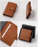 Dompet Kulit Logo Kustom Berkualitas Tinggi untuk Pria dengan Keahlian Premium Harga Terbaik