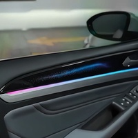 Kit Lampu Ambient Mobil untuk VW Lamando L 2022-2025 Strip Lampu Ambient Pegangan Pintu Mobil Pencahayaan Ambient Mobil