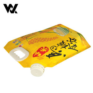 Sachet à bec verseur avec poignée, personnalisé, imprimé, Redill, 1,5 kg, 2,5 L, 5 L, 5 kg, en nylon, pour emballage de pain, céréales, riz, blé, farine, céréales - Product Image 4