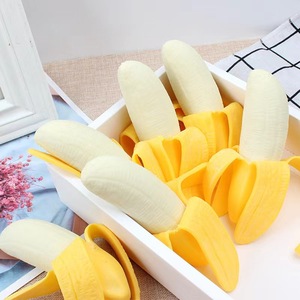 Peelable Banana Squishy Fidget <b>Toy</b>, Slow Rebound Stress Relief Squeeze <b>Toy</b>, Funny Prank Creative Decompression <b>Toy</b> - Product Image 4