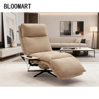 Salon Massage Relax Chaise Longue Ergonomique Rembourré Imitation Tissu Canapé Siège Confortable