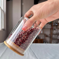 Bocaux de Rangement en Verre Borosilicate pour Épices, Écologiques, Résistants au Micro-ondes et au Lave-vaisselle, Épaisseur Personnalisable, Vente en Gros Usine avec Couvercles