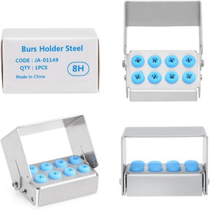 Soporte para brocas de 8 orificios, estuche organizador para esterilizador en autoclave, caja de almacenamiento de instrumentos - Product Image 6