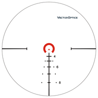 Lunette de tir Vector Optics 34 mm avec grossissement 1-6x/3-18x/4-24x/6-30x, entièrement multicouche, vision claire comme du cristal, pour la compétition sportive