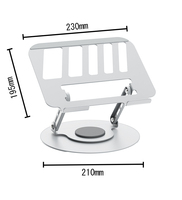 Support d'ordinateur portable rotatif à 360 degrés, support réglable pour tablette, support pour ordinateur portable, support pour iPad, Macbook, support pour ordinateur de bureau