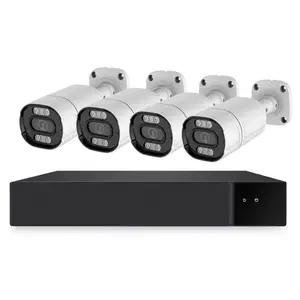 Vstarcam N8204-B500-POE AI smart POE NVR Set 4 saluran Wireless Suite sistem kamera keamanan NVR 5MP sistem keamanan CCTV