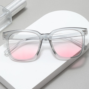 Xsy Sunglasses Blush Pink Gradient Lens Unisex UV400 Protection Fashion Sun Glasses For Travel Driving - Product Image 2