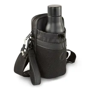 Outdoor Travel Bottle Carrier cooler bag Sling Tote Cool Thermo Insulated Water Bottle Holder Crossbody Bag